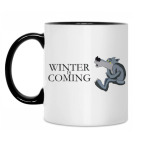 Кружка двухцветная