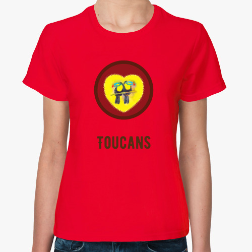 Женская футболка  Туканы