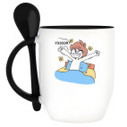 Кружка с ложкой