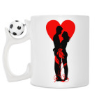 Кружка с футбольным мячиком