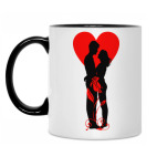 Кружка двухцветная