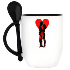 Кружка с ложкой