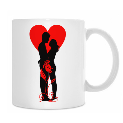 Кружка с принтом I love you