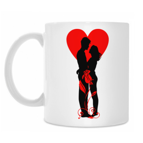 Кружка с принтом I love you