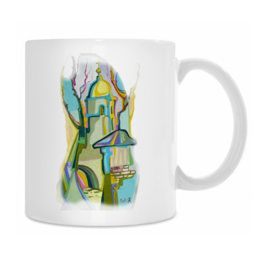 Кружка с принтом ГОРОДОК