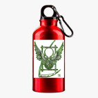 Металлическая бутылка 400 мл UV-DTF