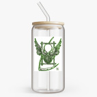 Банка с бамбуковой крышкой