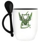 Кружка с ложкой