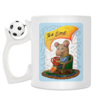 Кружка с футбольным мячиком