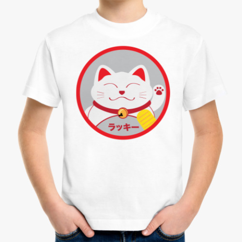 Детская футболка Lucky Cat