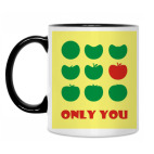 Кружка двухцветная