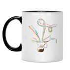 Кружка двухцветная