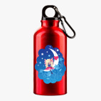 Металлическая бутылка 400 мл UV-DTF