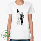 Женская футболка органик