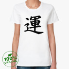 Женская футболка органик