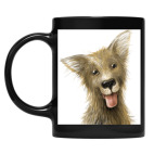 Кружка цветная UV-DTF