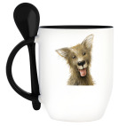 Кружка с ложкой