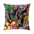 Подушка 35x35 см Яркая разноцветная абстракция