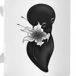 Тень с цветочком