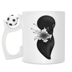 Кружка с футбольным мячиком