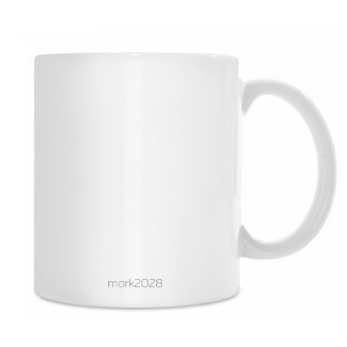 Кружка Тень с цветочком