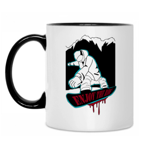 Кружка с принтом Boarder