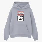 Толстовка худи оверсайз