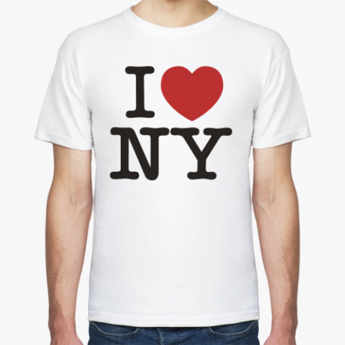 Футболка  I love NY