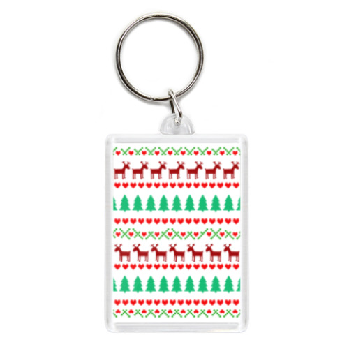 Брелок с принтом С новым годом!