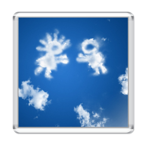 Магнит с принтом Небо