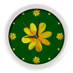 Цветочный циферблат