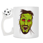 Кружка с футбольным мячиком