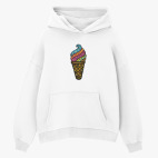 Толстовка худи оверсайз