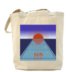 Солнце отражается в воде