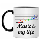 Кружка двухцветная