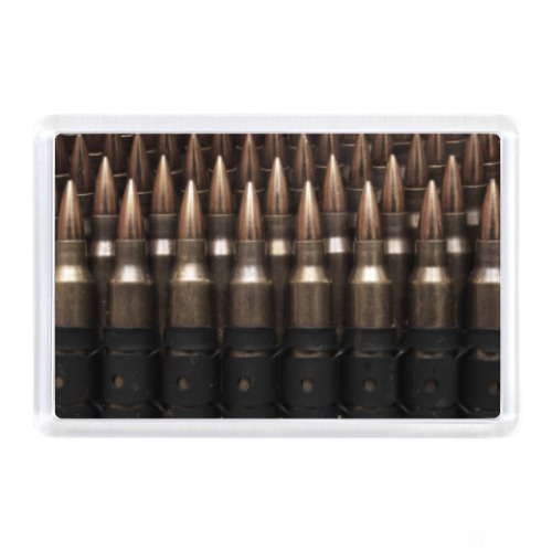 Магнит с принтом Пули, патроны