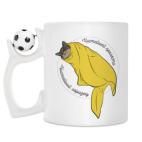 Кружка с футбольным мячиком