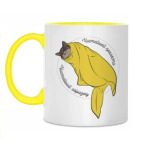 Двухцветная кружка Прелестный кот