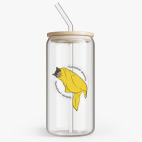 Банка с бамбуковой крышкой