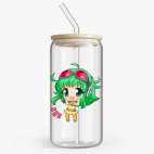 Банка с бамбуковой крышкой