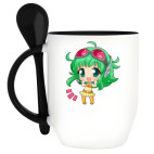 Кружка с ложкой