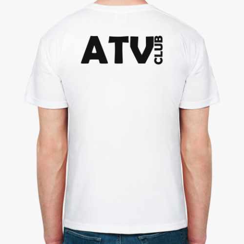 Футболка с принтом ATV club