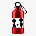 Металлическая бутылка 400 мл UV-DTF