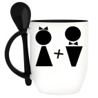 Кружка с ложкой