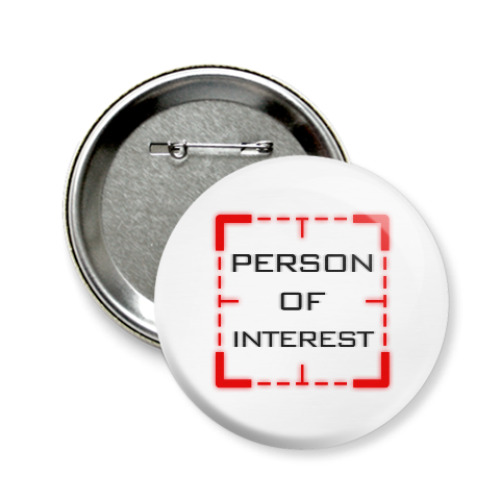 Значок 58мм Person of Interest