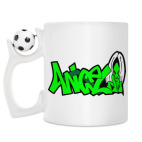 Кружка с футбольным мячиком