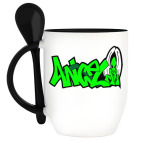 Кружка с ложкой