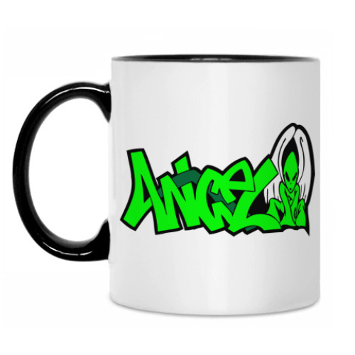 Кружка с принтом Angel 2