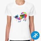 Женская спортивная футболка