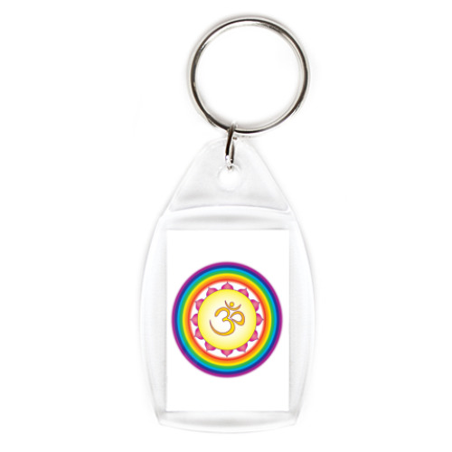 Брелок с принтом   Ом